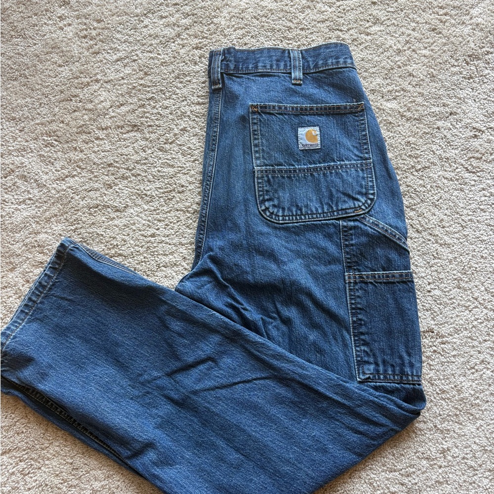Carhartt Rugged Blue Denim Cargo Pants